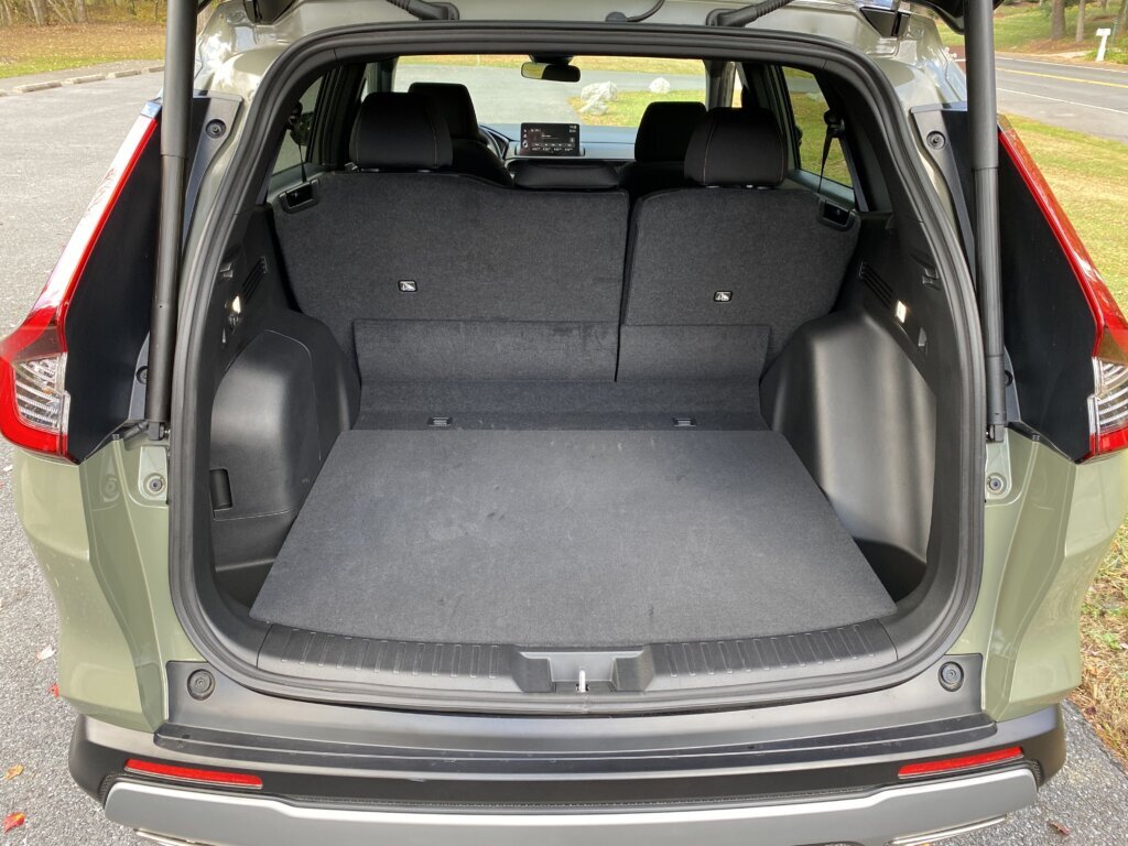 With the hybrid system, this model gets a combined 35 miles per gallon, according to the EPA. Honda said hybrid-electric models currently represent more than half CR-V sales.