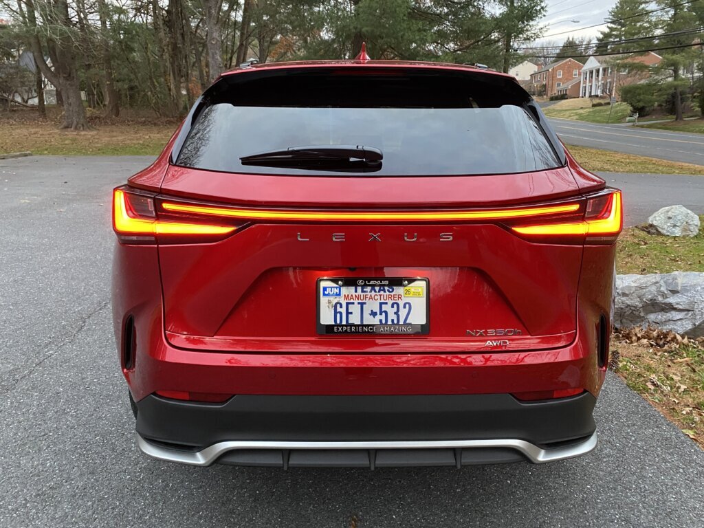 The NX is also available in gas-only form (the NX 350) and as a plug-in hybrid (the NX 450h+).