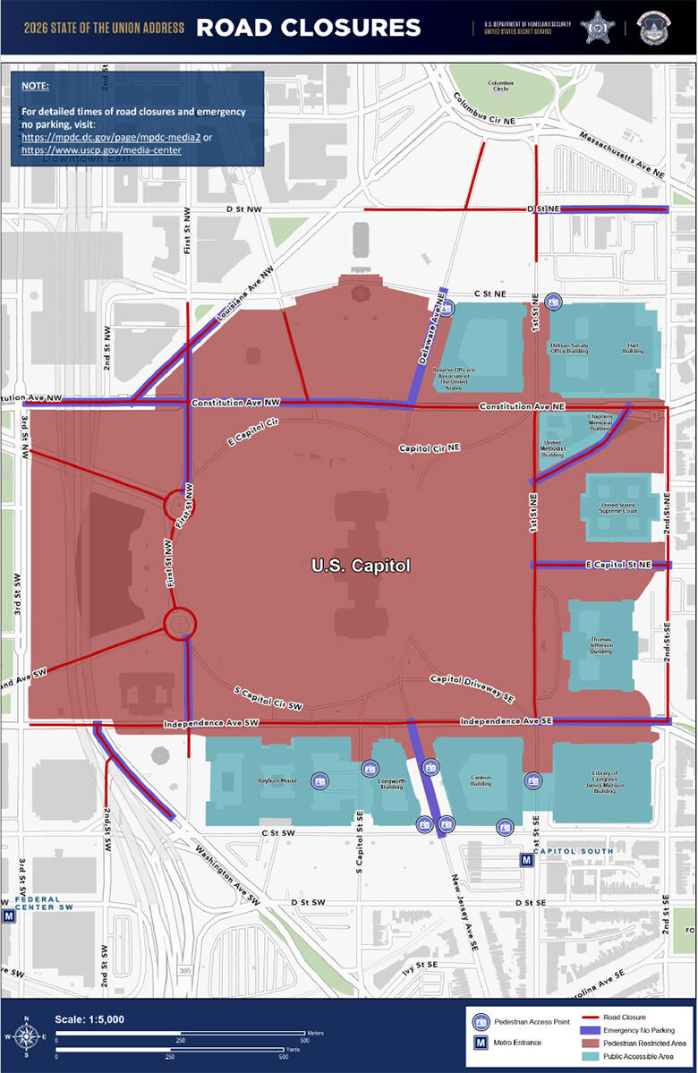 map street closures