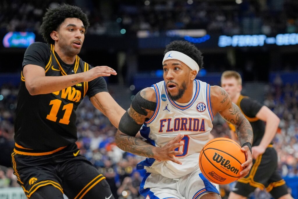 NCAA Iowa Florida Basketball