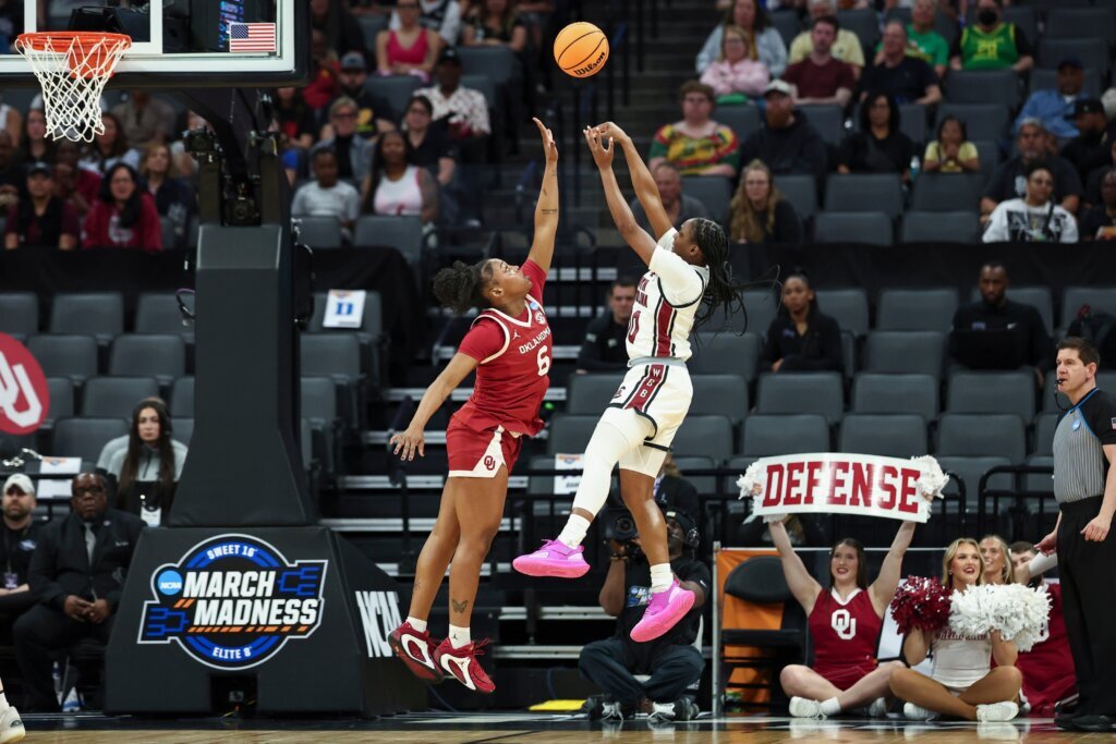 NCAA Oklahoma South Carolina Basketball