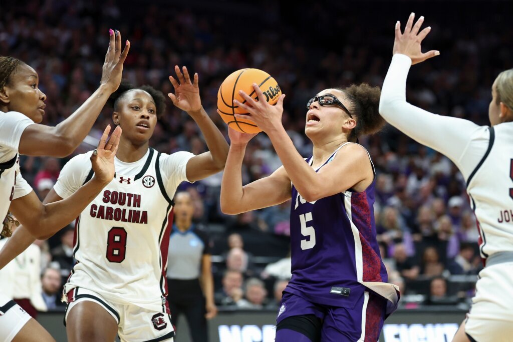 NCAA TCU South Carolina Basketball