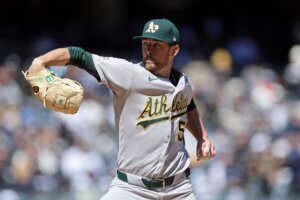 Athletics Yankees Baseball