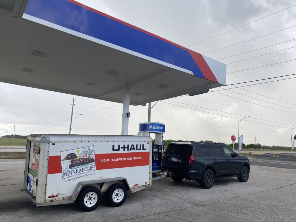 The Tremor shrugged off this added weight (it has a 9,600-pound tow rating, which is something that more carlike SUVs can only dream of). (WTOP/John Aaron)
