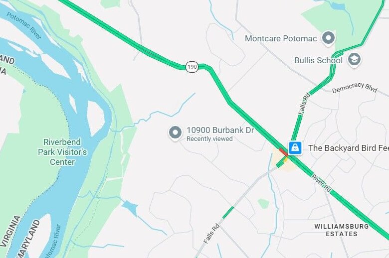 Map of the area