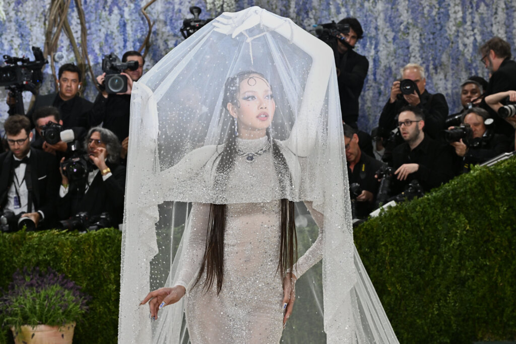 Lisa arrives at The Metropolitan Museum of Art's Costume Institute benefit gala celebrating the opening of the "Costume Art" exhibition on Monday, May 4, 2026, in New York. (Photo by Evan Agostini/Invision/AP)
