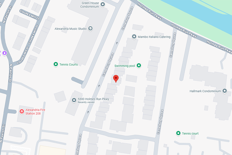 map of alexandria shooting