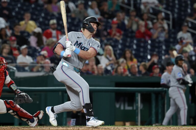 Marlins Nationals Baseball