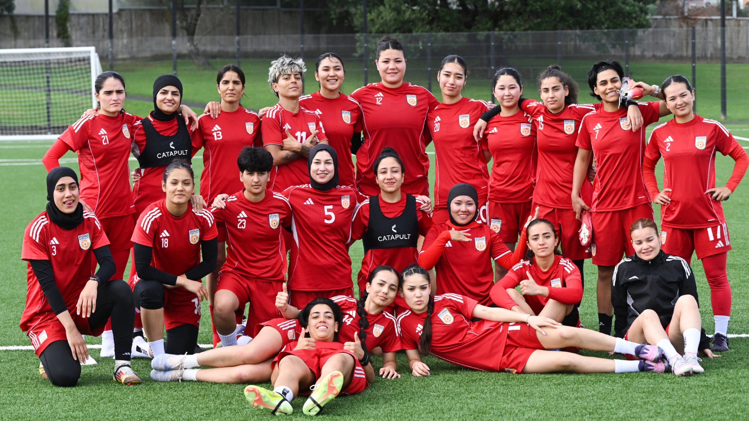 New Zealand Afghanistan Women Soccer Team